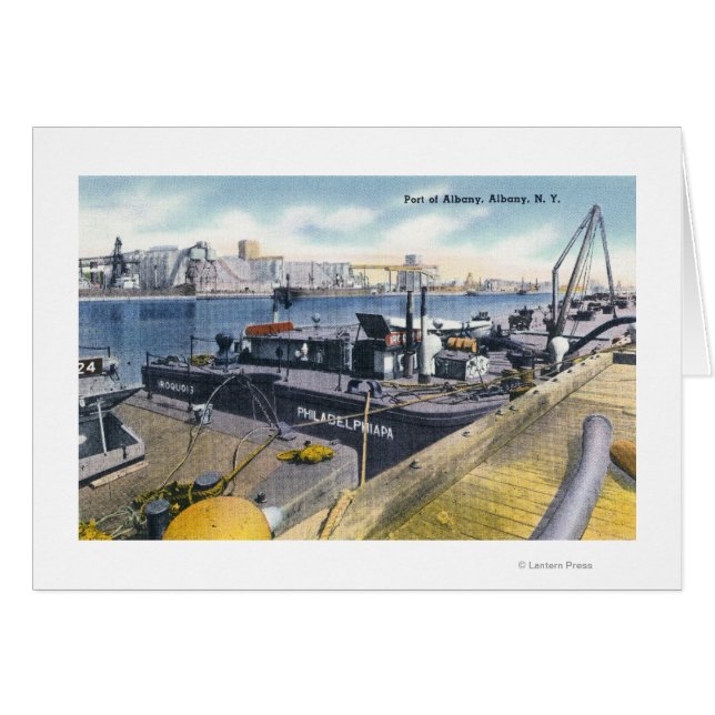 Aussicht auf den Hafen von Albany, São Paulo in (Vorderseite (Horizontal))