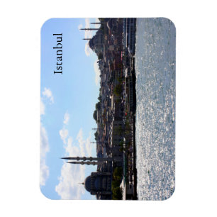 Aussicht auf den Hafen von Istanbul Magnet
