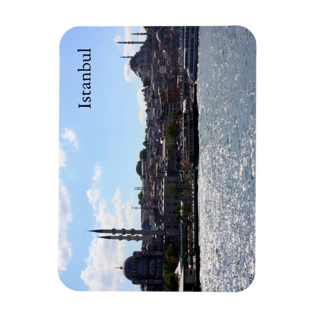 Aussicht auf den Hafen von Istanbul Magnet (Vertikal)