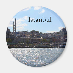 Aussicht auf den Hafen von Istanbul Magnet