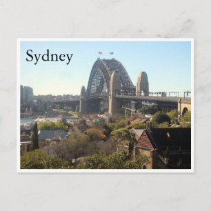Aussicht auf den Hafen von Sydney Postkarte