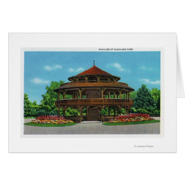 Aussicht auf den Hochlandpark-Pavillon (Vorderseite (Horizontal))