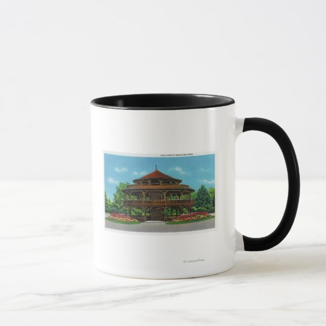 Aussicht auf den Hochlandpark-Pavillon Tasse (Rechts)