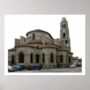 Aussicht auf den Kirchturm (Foto) Poster