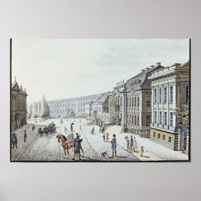 Aussicht auf den Königspalast, Berlin Poster (Vorne)