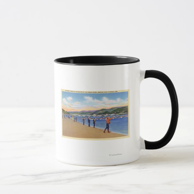 Aussicht auf den Lachsfang Tasse (Rechts)