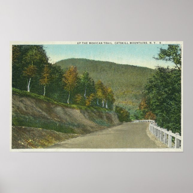 Aussicht auf den Mohican Trail Poster (Vorne)