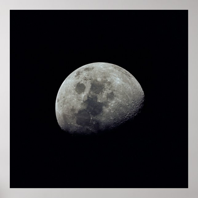 Aussicht auf den Mond von Apollo 10 Poster (Vorne)