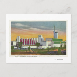Aussicht auf den Nordeingang, Saal der Wissenschaf Postkarte