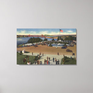 Aussicht auf den Palast der Ehrenlegion Leinwanddruck