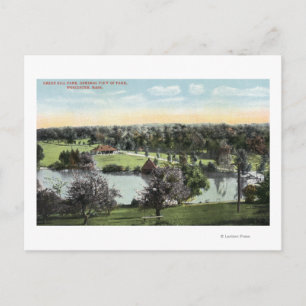 Aussicht auf den Park Green Hill Postkarte