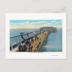 Aussicht auf den Pier Postkarte