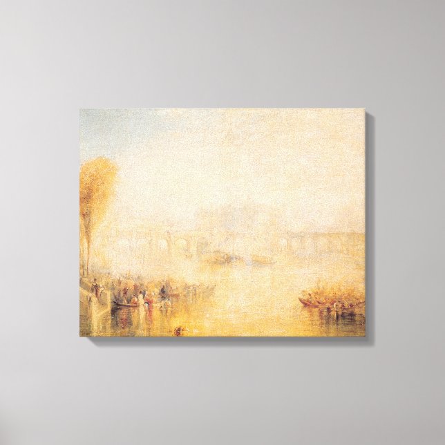 Aussicht auf den Pont Neuf, Paris Leinwanddruck (Vorderseite)