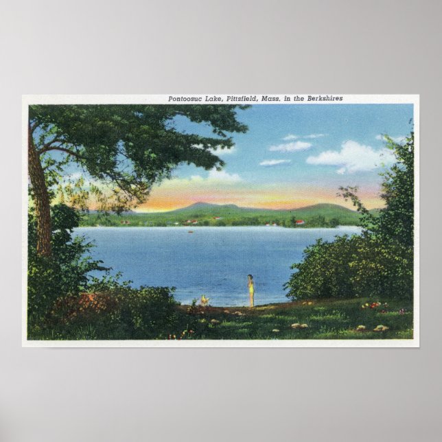 Aussicht auf den Pontosuc-See Poster (Vorne)