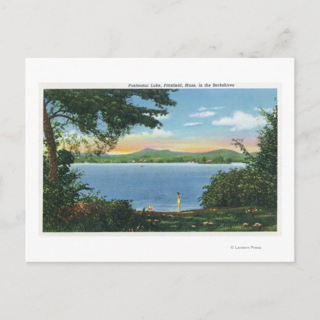 Aussicht auf den Pontosuc-See Postkarte (Vorderseite)