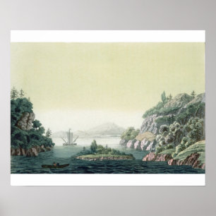 Aussicht auf den Potomac bei Monte Vernon (colou) Poster