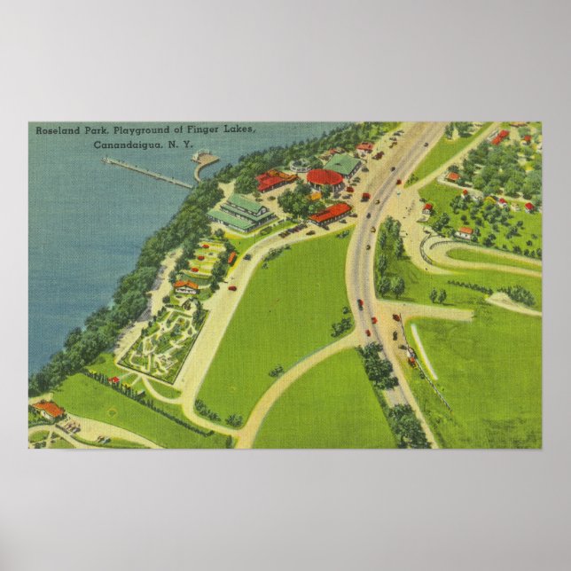 Aussicht auf den Roseland Park Poster (Vorne)
