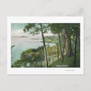 Aussicht auf den Saratoga-See # 2 Postkarte