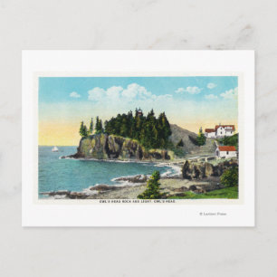 Aussicht auf den Schädelhof und den Felsen der Eul Postkarte