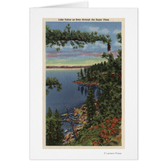 Aussicht auf den See durch Zuckerschluchten (Vorne)