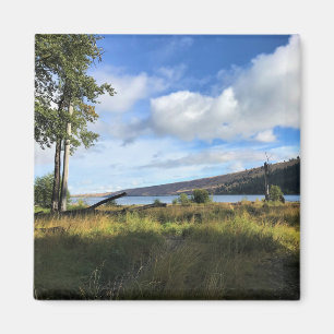 Aussicht auf den See Wallowa, Oregon Magnet