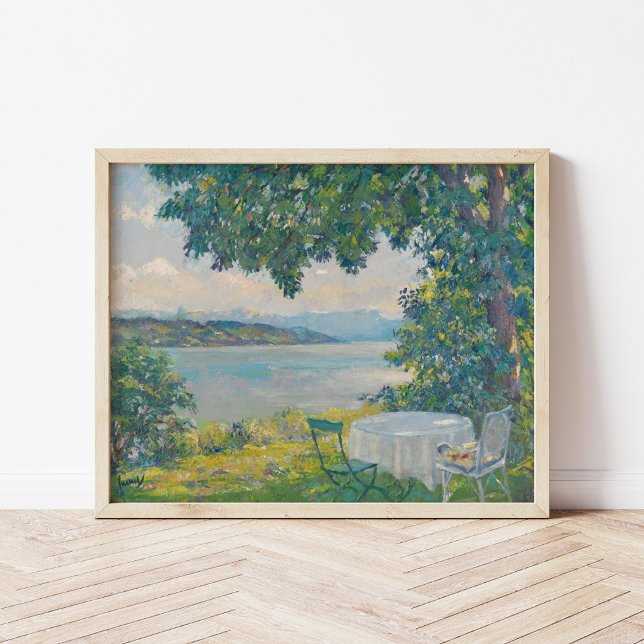 Aussicht auf den Starnberger See | Edward Cucuel Poster (Von Creator hochgeladen)