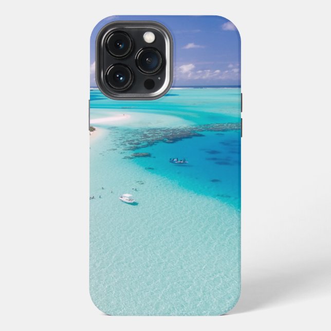 Aussicht auf den Strand iPhone Hülle (Rückseite)