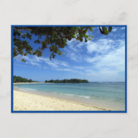 Aussicht auf den Strand von Bali