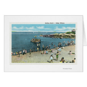 Aussicht auf den Strand von Salem Willows