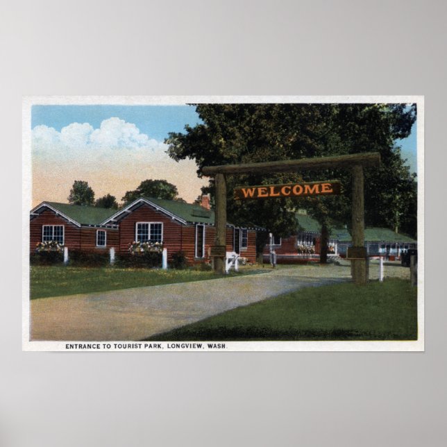Aussicht auf den Touristenpark Poster (Vorne)