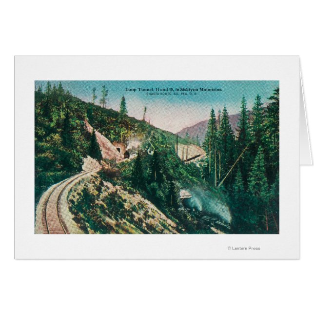 Aussicht auf den Tunnel der Südpazifikbahn (Vorderseite (Horizontal))