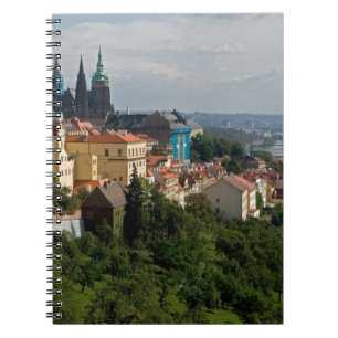 Aussicht auf den Vitus-Dom, Prag, Tschechien Notizblock