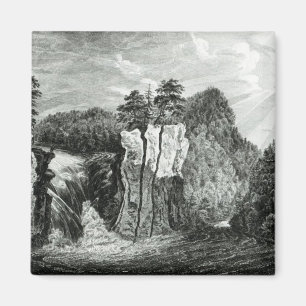 Aussicht auf den Wasserfall des Passaic River, New Magnet