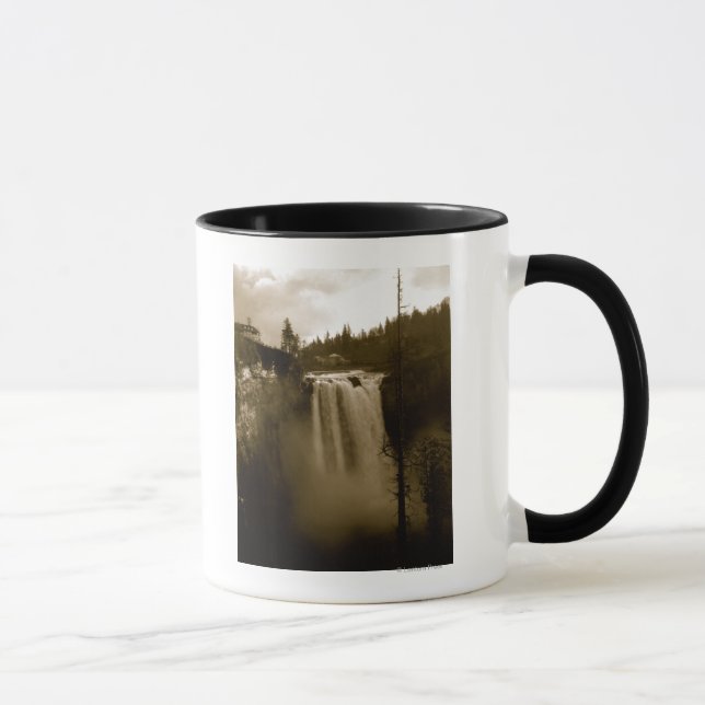 Aussicht auf den Wasserfall Tasse (Rechts)