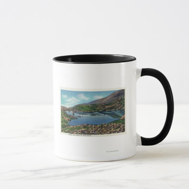 Aussicht auf den Wolkensee Tasse (Rechts)