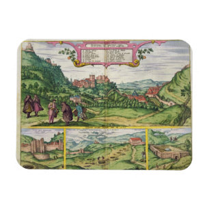 Aussicht auf die Alhambra, von "Civitates Orbis Te Magnet