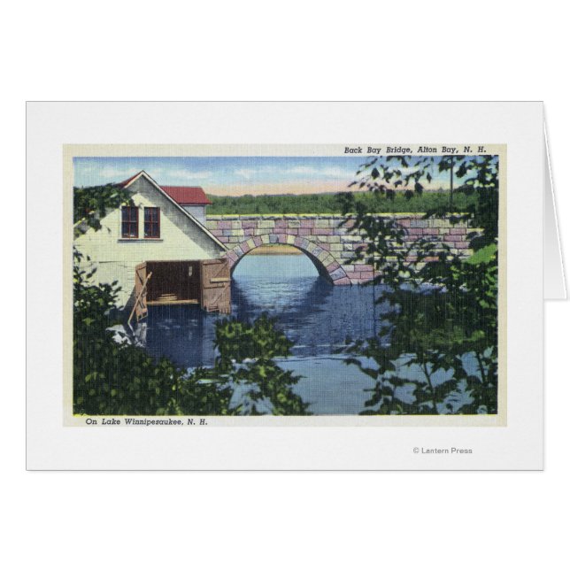 Aussicht auf die Back Bay Bridge (Vorderseite (Horizontal))