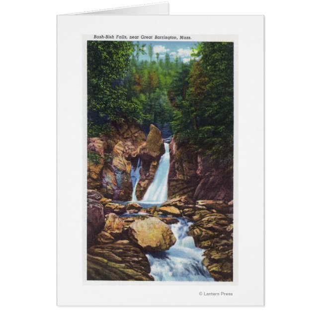 Aussicht auf die Bash-Bish Falls in der Nähe von G (Vorne)