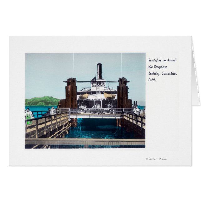 Aussicht auf die Berkeley Ferryboat Messe (Vorderseite (Horizontal))