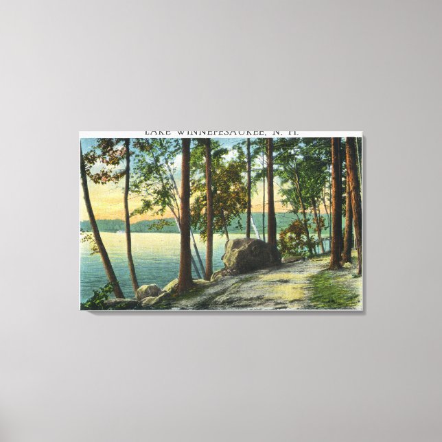 Aussicht auf die Bildung des alten Mannes Leinwanddruck (Vorderseite)