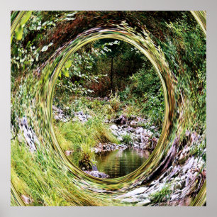 Aussicht auf die Bucht.... Poster