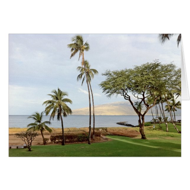 Aussicht auf die Bucht von Maalaea von Kihei aus,  (Vorderseite (Horizontal))