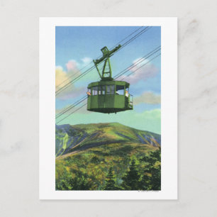 Aussicht auf die Cannon Mt Tram Steigend Postkarte
