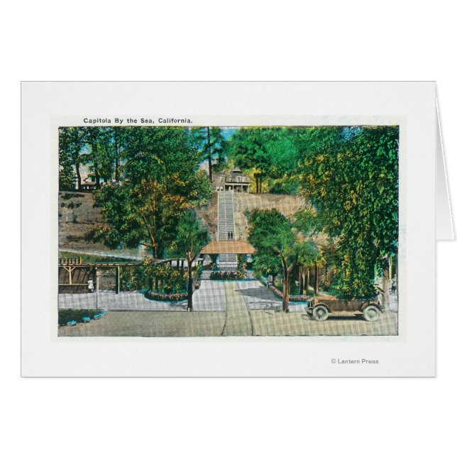 Aussicht auf die Capitola StepsCapitola, CA (Vorderseite (Horizontal))