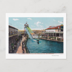 Aussicht auf die Chutes in der 10th Ave und Fulton Postkarte