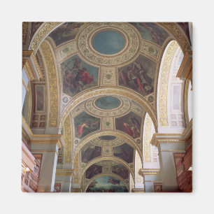 Aussicht auf die Decke der Bibliothek mit Coffered Magnet