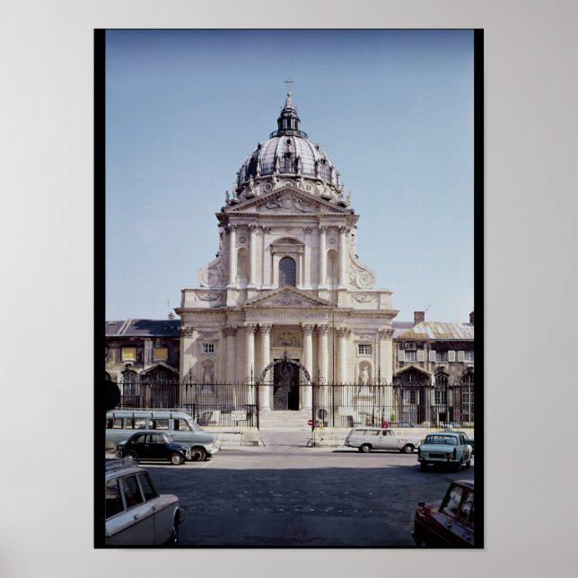Aussicht auf die Fassade des Val-de-Grace Poster (Vorne)