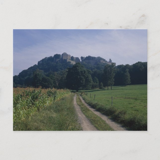 Aussicht auf die Festung Postkarte (Vorderseite)