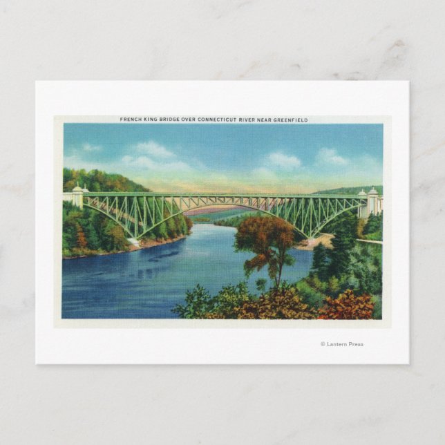 Aussicht auf die Französische Königbrücke über Con Postkarte (Vorderseite)