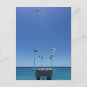 Aussicht auf die französische Riviera in Nizza Pos Postkarte
